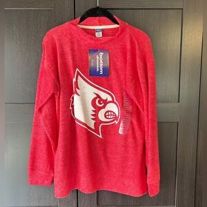Red Louisville Cardinals Sweatshirt ladies Small